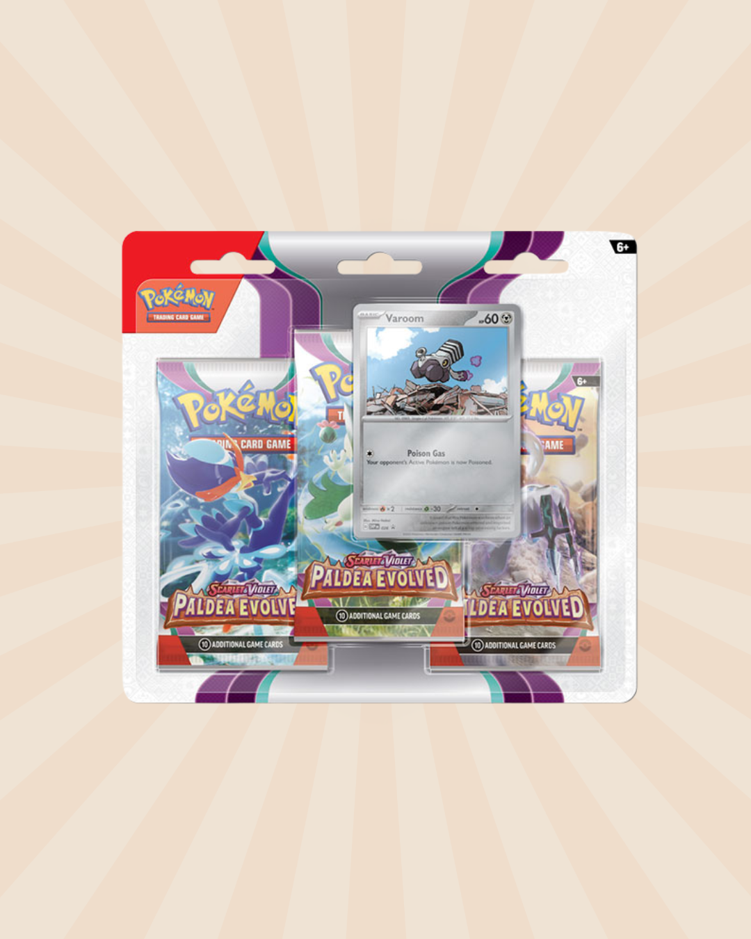 Paldea Evolved 3-Pack Blister Varoom