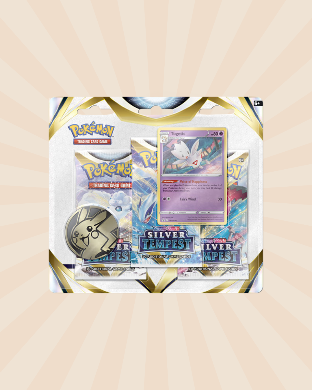 Silver Tempest 3-Pack Blister - Togetic